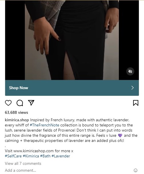 Kimirica Social media ads