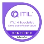 ITIL 4 Specialist: Drive Stakeholder Value (DSV)icon