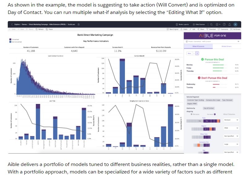 Infuse Your Tableau Dashboard Real World AI and Machine Learning Aible