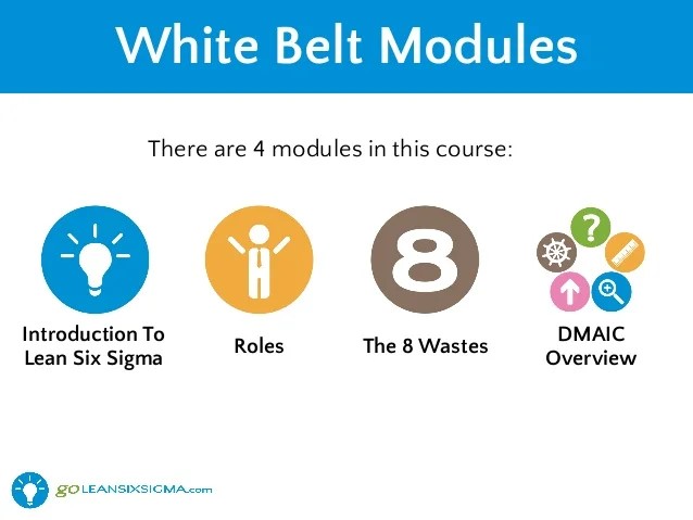 White belt modules