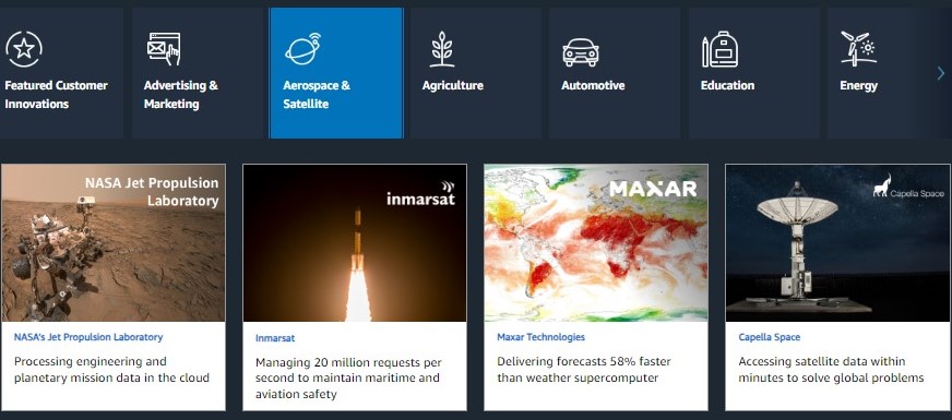 AWS in Aerospace and Satellite
